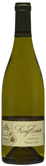 Image of Bottle of 2012, King Estate Winery, Oregon